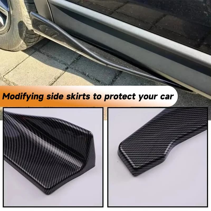 Universale Auto Paraurti Posteriore Striscia Lip Spoiler Diffusore Splitter Protezione Antigraffio Lunghezza 48 CM Per Audi BMW HONDA
