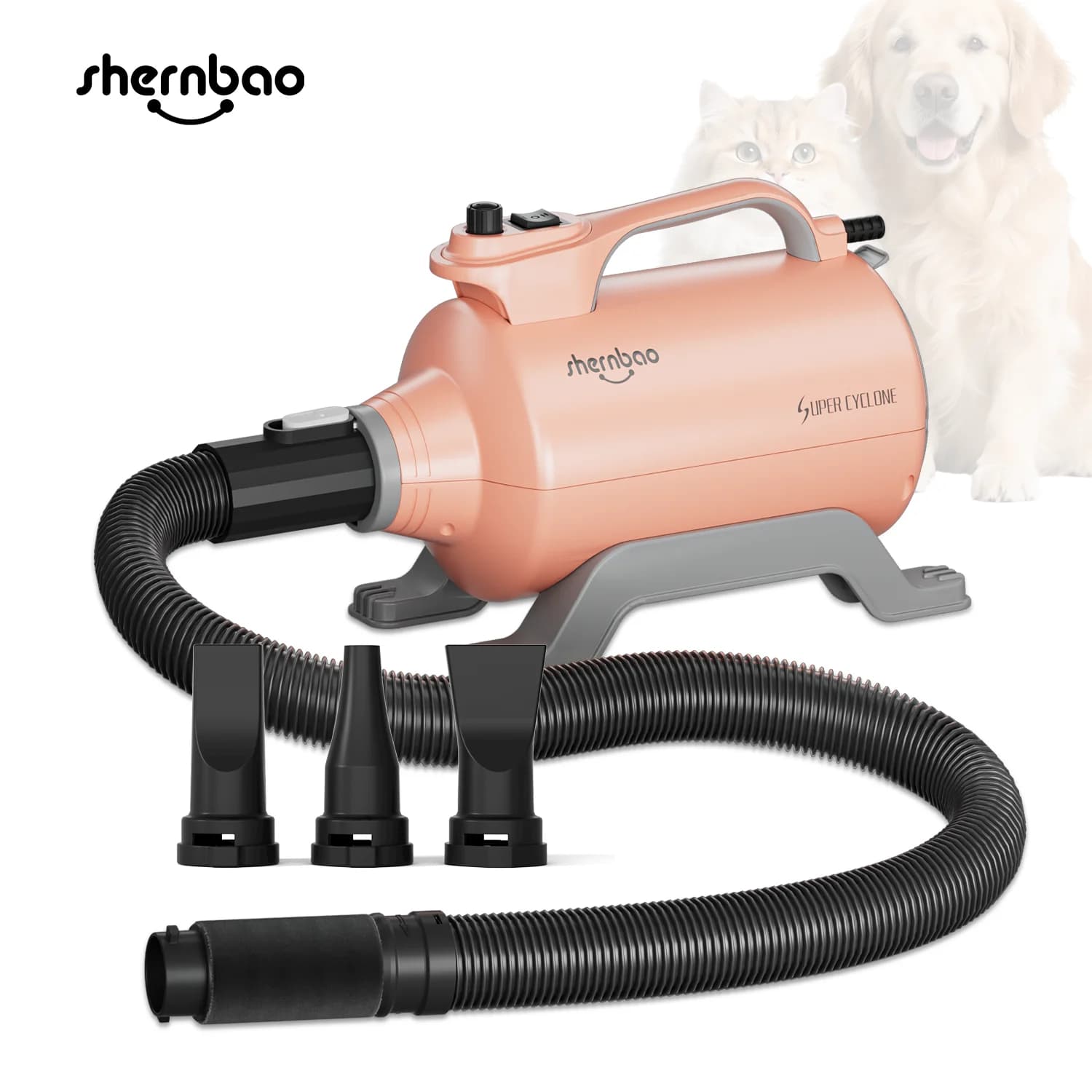 SHERNBAO SHD-2600p New Dog Dryer Pet Hair Dryer Dog Tsunami for Grooming with Strong Power