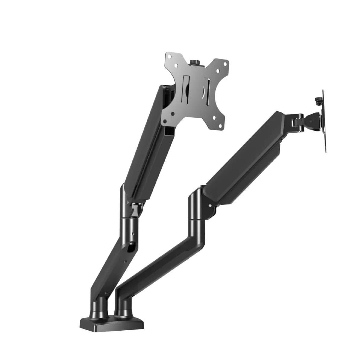 Single/Dual Monitor Mount Up To 32 inch Screens, Up To 22 Pounds Per Arm, Adjustable Dual Monitor Stand Suitable For Home Office