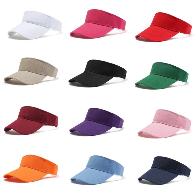 Summer Visors Denim Women Outdoor Sports Sun Baseball Cap Hat Golf Hiking Tennis Running Man Sunscreen Caps Autumn Red Wholesale