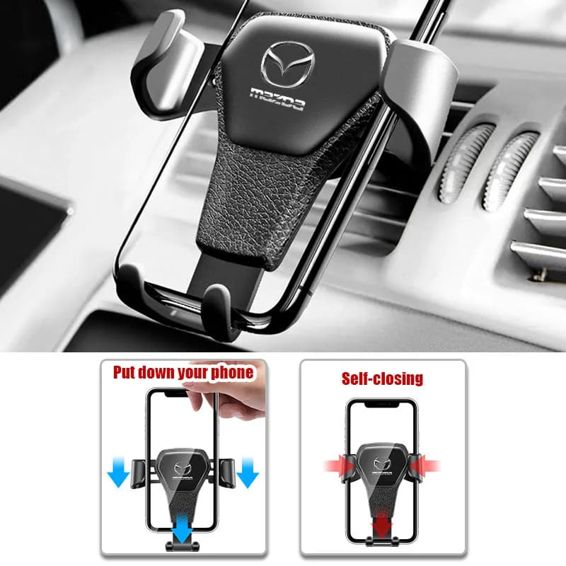 1 pcs Gravity Phone Support for Auto Air Vent Mount GPS Phone Support for Mazda 3 6 CX5 2 CX3 CX9 MX5 RX8 Axela Demio Atenza MS GJI