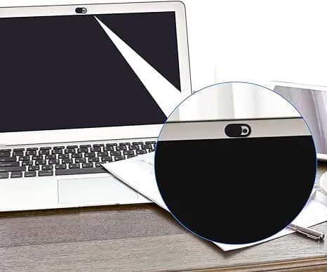 Webcam Cover Slide, [10 white ones, 10 black ones]Ultra-Thin Web Camera Cover for Laptops, PC,Thick Web Blocker for Privacy and Security