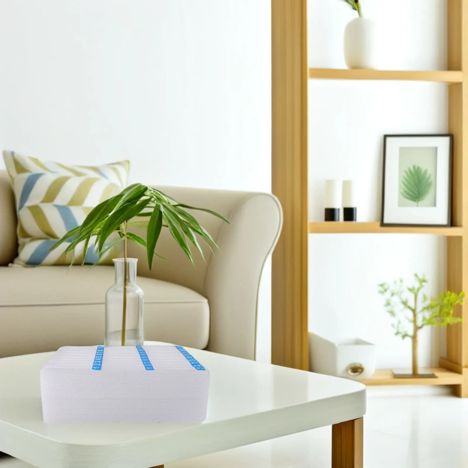 Organizer da Scrivania Multicomparto, Scatola Portaoggetti per Telefono, Supporto per Telefono, Protezione Schermo in Vetro, Contenitore per Trucchi e Ciglia