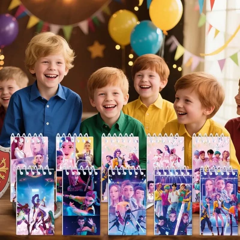 Multi-purpose K-pop Cartoon Notebooks, 10Pcs Cute Books, All-round Gifts for Kid Daily Use and Holiday Occasions