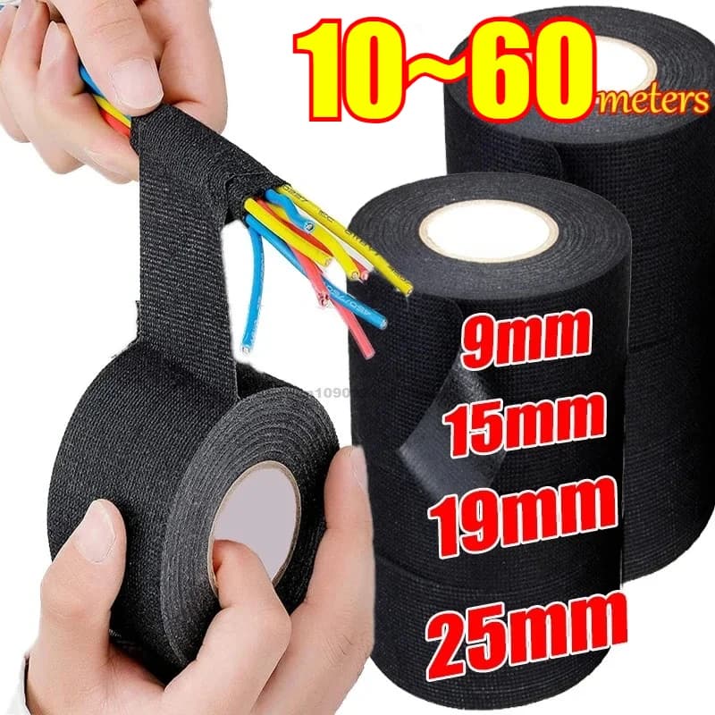 Automotive Fabric Tape Electric Insulating Fabric Tape Heat Resistant Car Tape Waterproof Soundproof Cable Tape