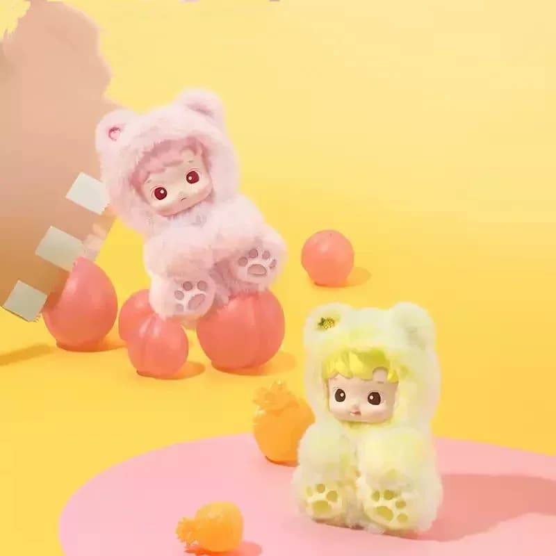 POP MART HACIPUPU GUMMY BEAR Serie Vinile Volto Scatola misteriosa Guess Bag Giocattoli Bambola Cute Anime Figure Collezione di ornamenti per il desktop