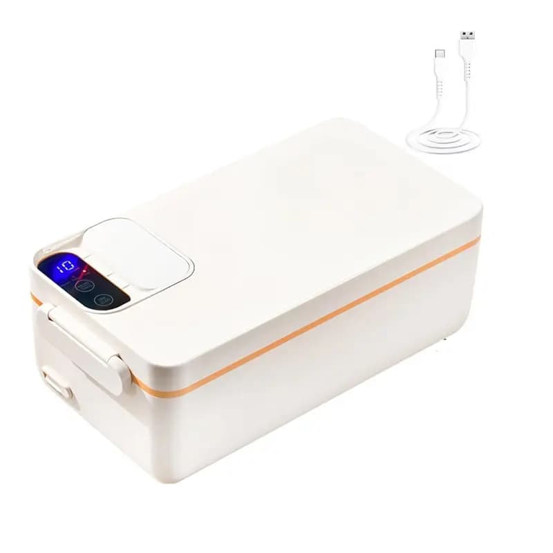 【VENDITA RAPIDA】Scaldavivande Elettrico Senza Fili Ricaricabile Portatile con Timer per Mantenere Caldi i Pasti - Per Uomini, Donne e Adulti