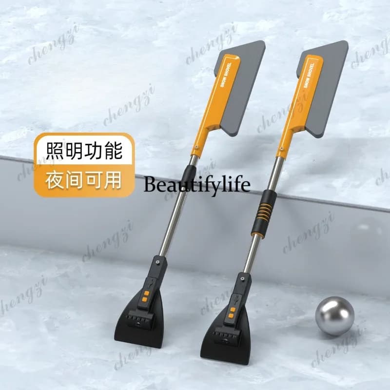 A69 Snow shovel for automobile Snow sweeping Multifunctional glass defrosting Deicing brush Snow scraping shovel Cleaning tool