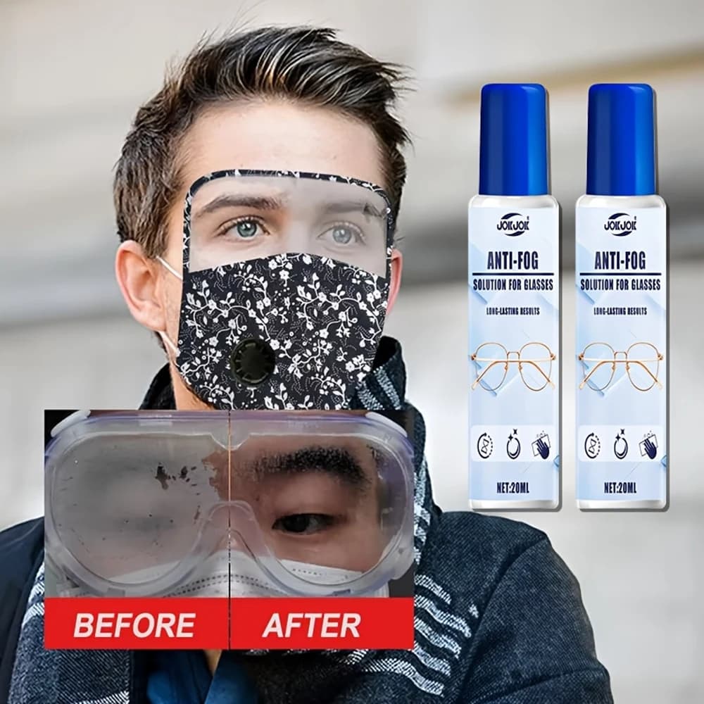 Premium anti-fog lens solution for glasses and swimming helmets: anti-fog treatment for long-lasting clear vision