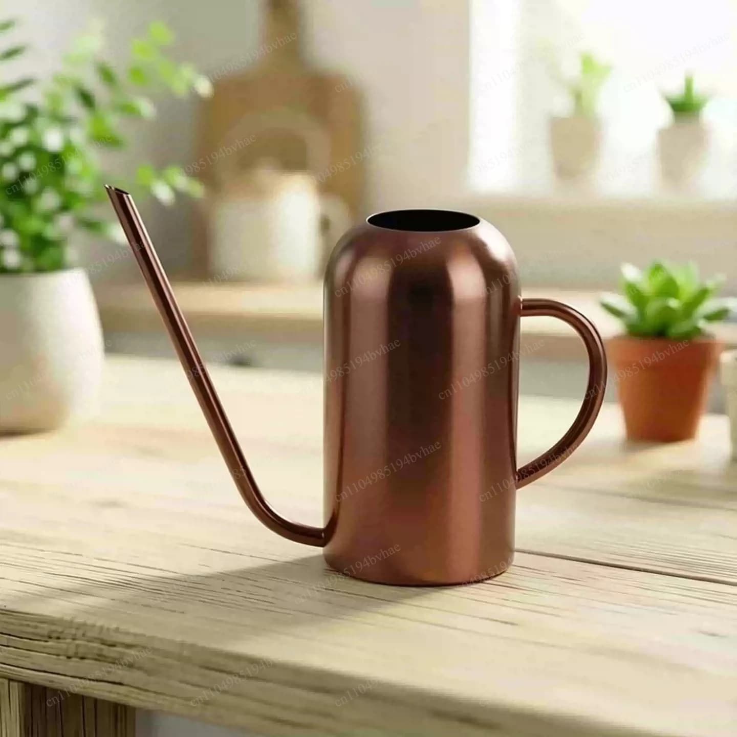 Stainless steel watering pot, succulent potted plant, metal small sprayer