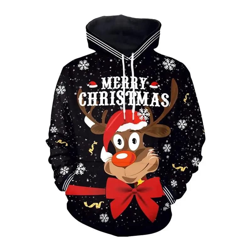 Funny Christmas Gifts 3D Printed Hoodies for Men Clothing Fashion Socks Santa Claus Graphics Suits Casual Top
