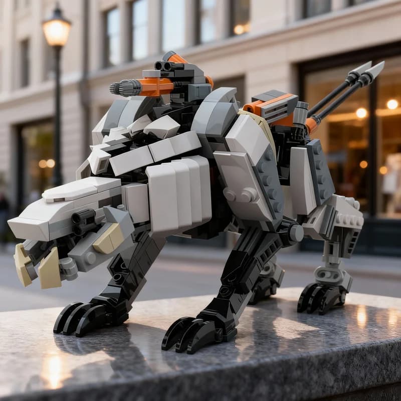471pcs MOC Ravager Horizon Adventures Model Building Blocks Toy Gift Creative Display Collectible Desk Premium Adult Kids Home