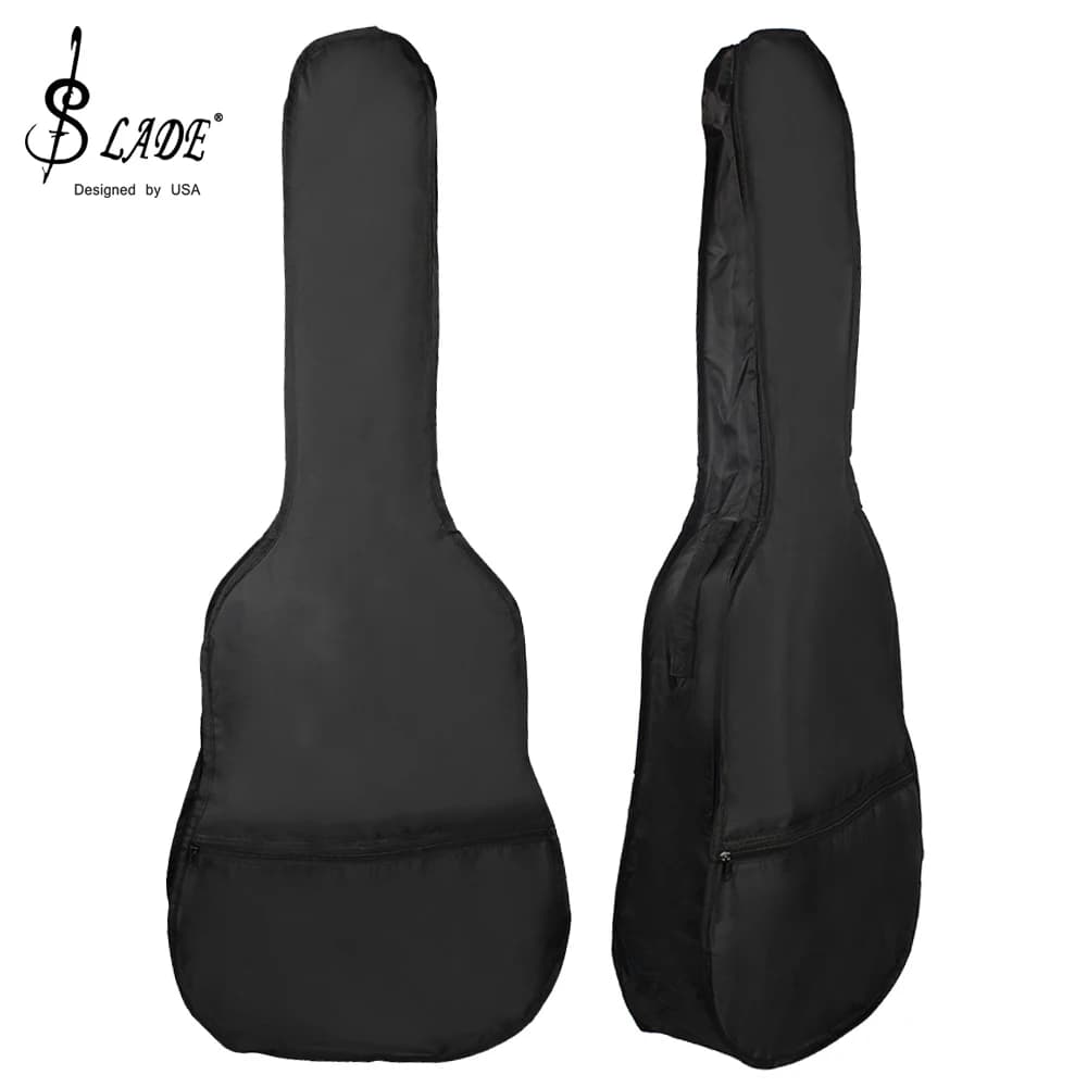 SLADE Borsa da trasporto per chitarra acustica classica portatile da 38/41 pollici Custodia morbida con tracolla Zaino per chitarra Parti durevoli