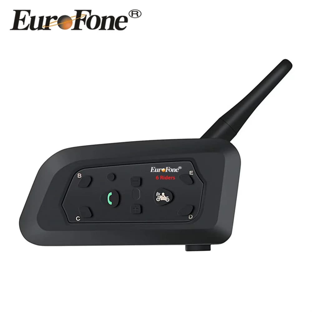 Nuovo Interfono Bluetooth Wireless V6 PLUS 2026 per Casco Moto, Auricolare Impermeabile con Portata 1200m