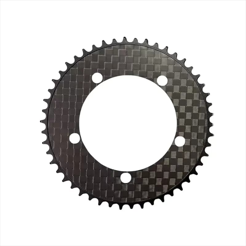 Corona in carbonio SUNCORD 12K per Brompton BCD130, corona in carbonio con denti in alluminio