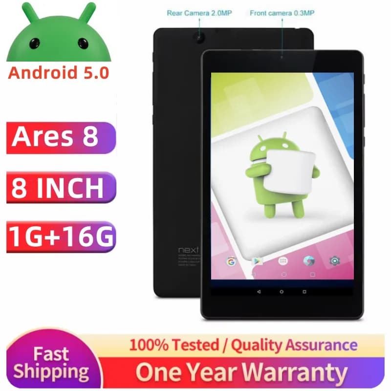 Nuovo Tablet Android 5.0 da 8 pollici Intel Atom Z3735G Quad Core Doppia fotocamera 1GBAM 16GB ROM HDMI 1280*800IPS 4000mAh