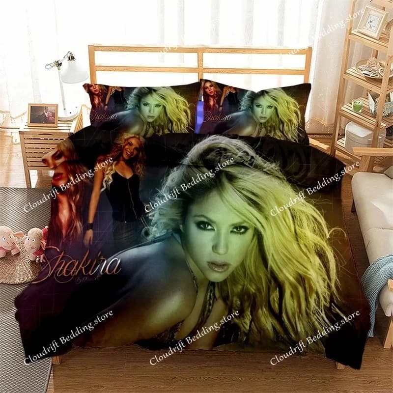Singer Shakira Bedding Sets Exquisite Bed Supplies Set Duvet Cover Comforter Set Bedding Set Luxury Birthday Gift Home Textiles