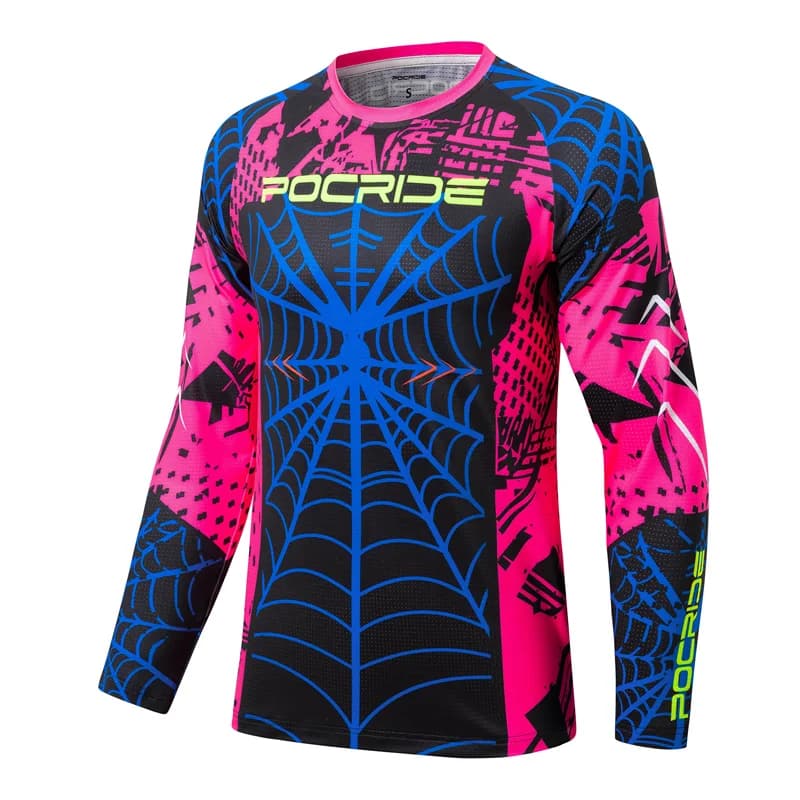 Youth Kids BMX Racing MTB Motocross Jersey Dirt Bike Jersey Pump Track Jersey Motocycle Shirt Enduro DH MX Jersey Cycling Tops