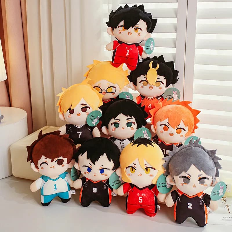 1Pc 26 centimetri Anime Haikyuu Serie Giocattoli di Peluche Del Fumetto Hinata Shoyo Tobio Kageyama Kei Tsukishima Bambole di Peluche Ventole Collezione Regalo