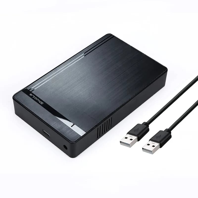 2.5"3.5" SATA to USB 3.0 Hard Drive Enclosure Tool-Free External HDD Case for Laptop Desktop PC