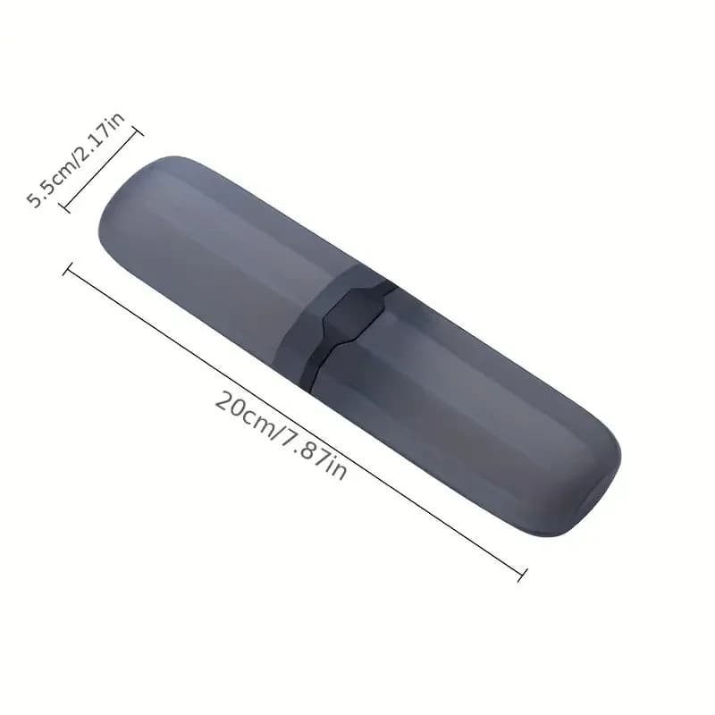 Kit spazzolino da viaggio portatile 1pc-contenitore multifunzionale compatto con tazza per gargarismi leggera, porta dentifricio e auto