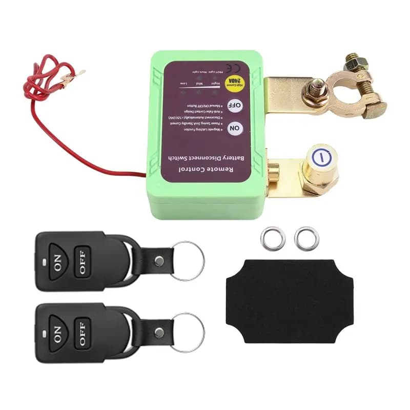 Interruttore automatico di spegnimento A85E 24V/12V 240A con telecomando per la disconnessione della batteria dell'auto.