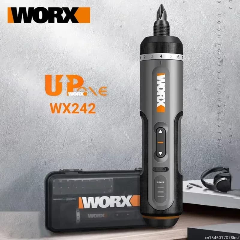 Worx 4V Electric Screwdrivers Set WX242 Portable Intelligent Cordless Screwdriver Mini Electric Trapane Home Repair Power Tool