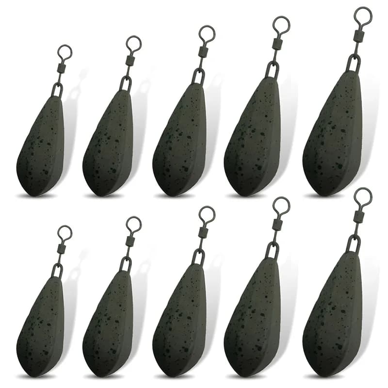 Pesi da pesca per carpe da 1/2 pezzi, 56g/71g/85g/99g/113g – Ciondolo a scambio rapido del piombo, piombo da pesca a cambio veloce
