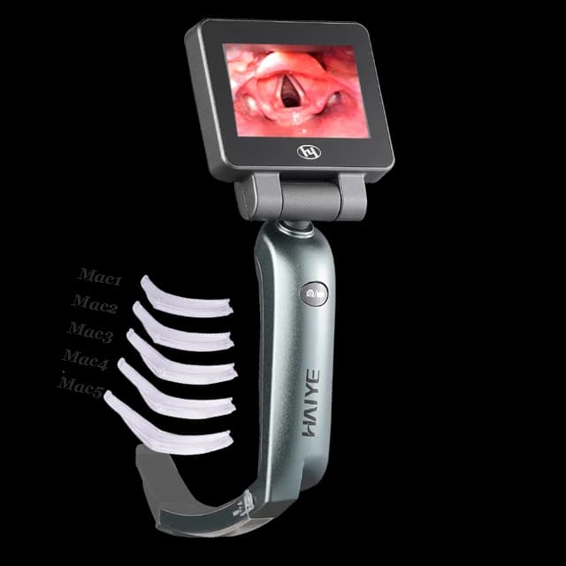 video di intubazione integrata unibody con kit di pronto soccorso con lame monouso usa e getta