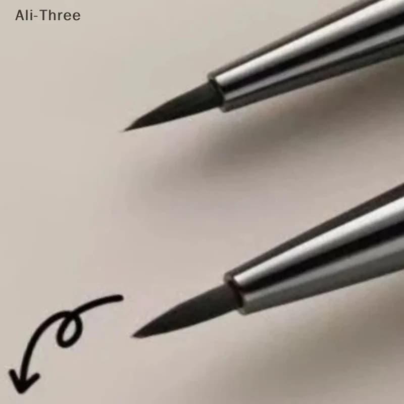 1 Pezzo Pennello per Gel UV in Legno di Sandalo, Pennello per Nail Art, Pennello per Disegno Floreale, Strumento per Manicure
