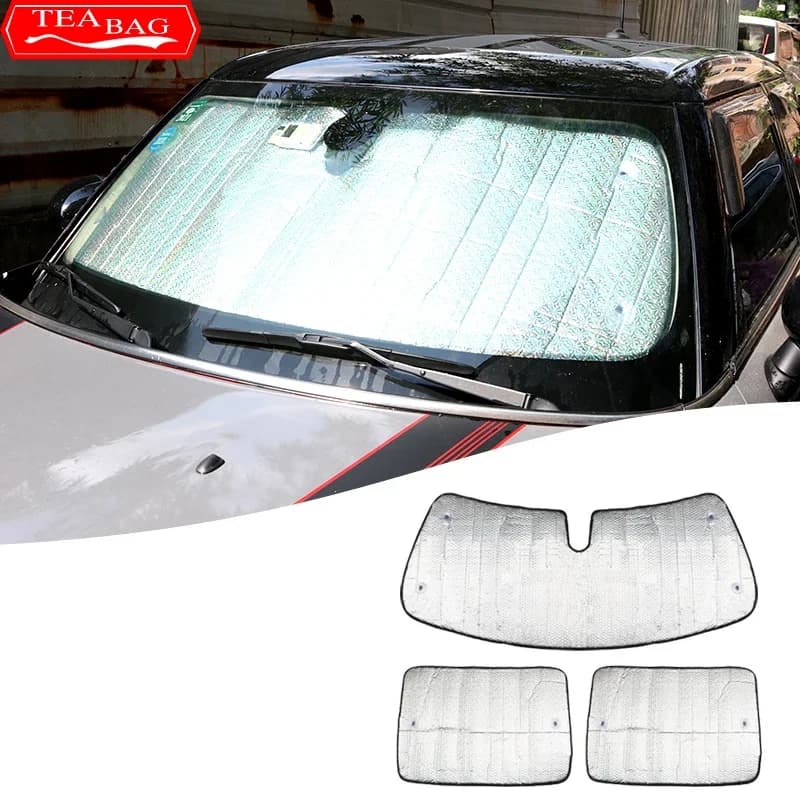 Per Mini Cooper One S Auto Parabrezza Visiera Parasole Protezione Parasole JCW R52 R53 R55 R56 R60 R61 F54 F55 F60 Countryman Accessori