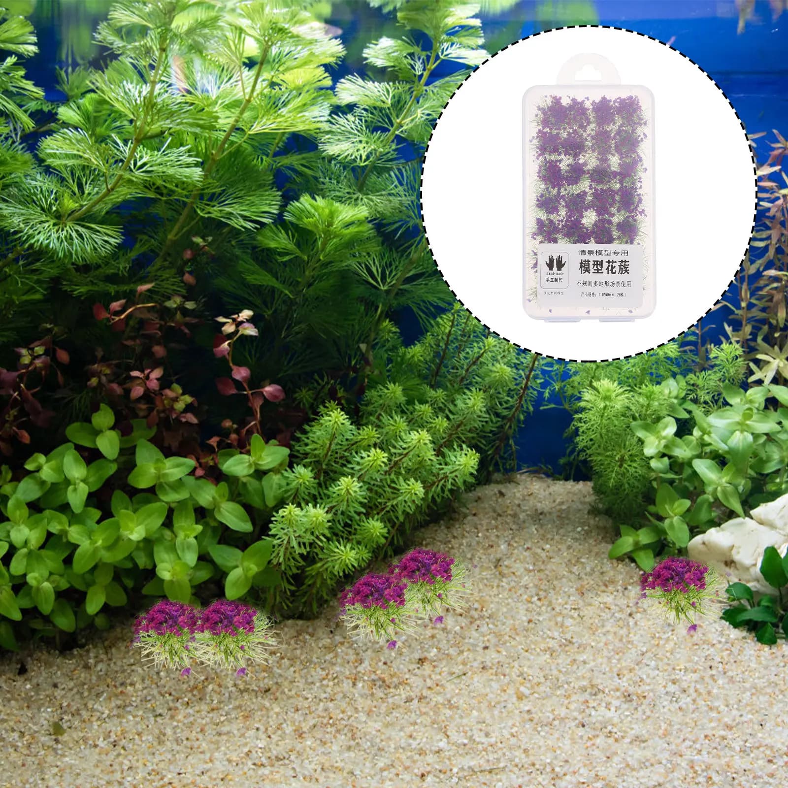28 Pieces Simulated Tree Decorations in Premium Resin, Mini Garden Landscapes, Sand Table Ornaments, Micro Artificial Plants Fai-da-te