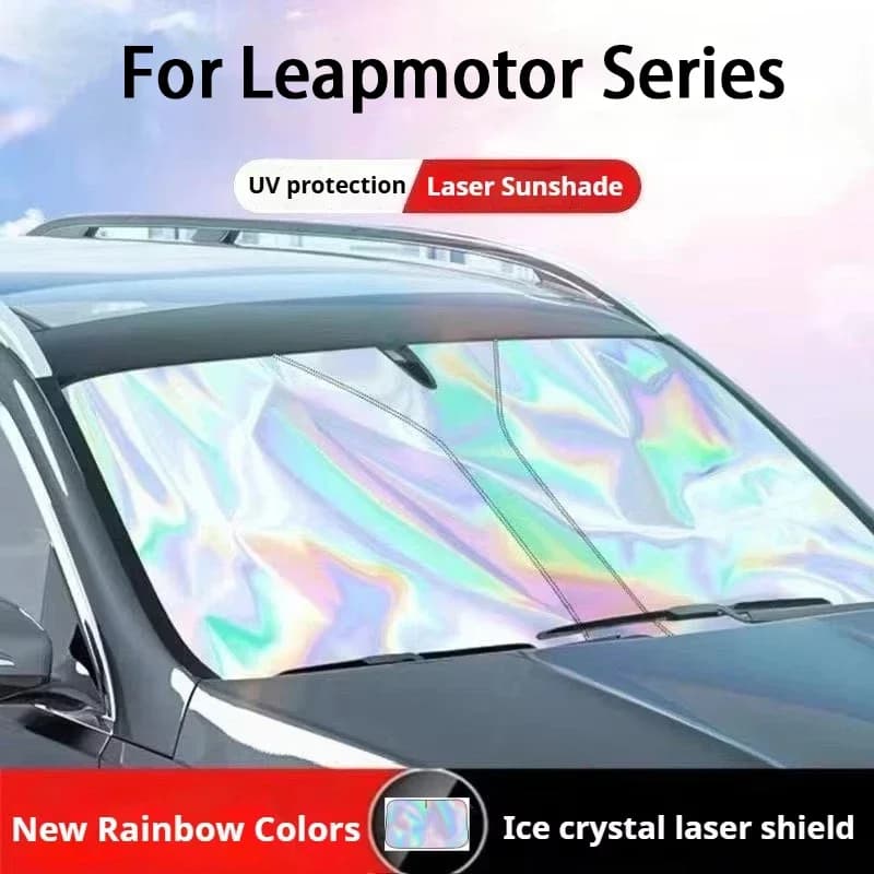 For Leapmotor C10 C16 T03 B10 Car Front Windshield Sunshade Cover Car Front Window Sunshade Anti-UV Auto Interior Accessories