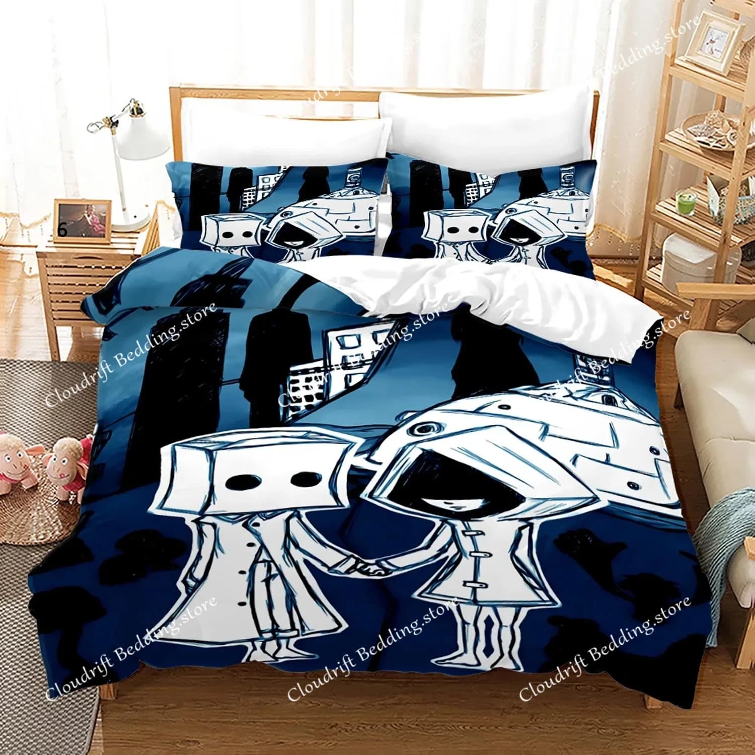 Little Nightmares Bed Linen Set, Single Measures, Double, Queen, King, for Adults and Children, 3D Pair Set
