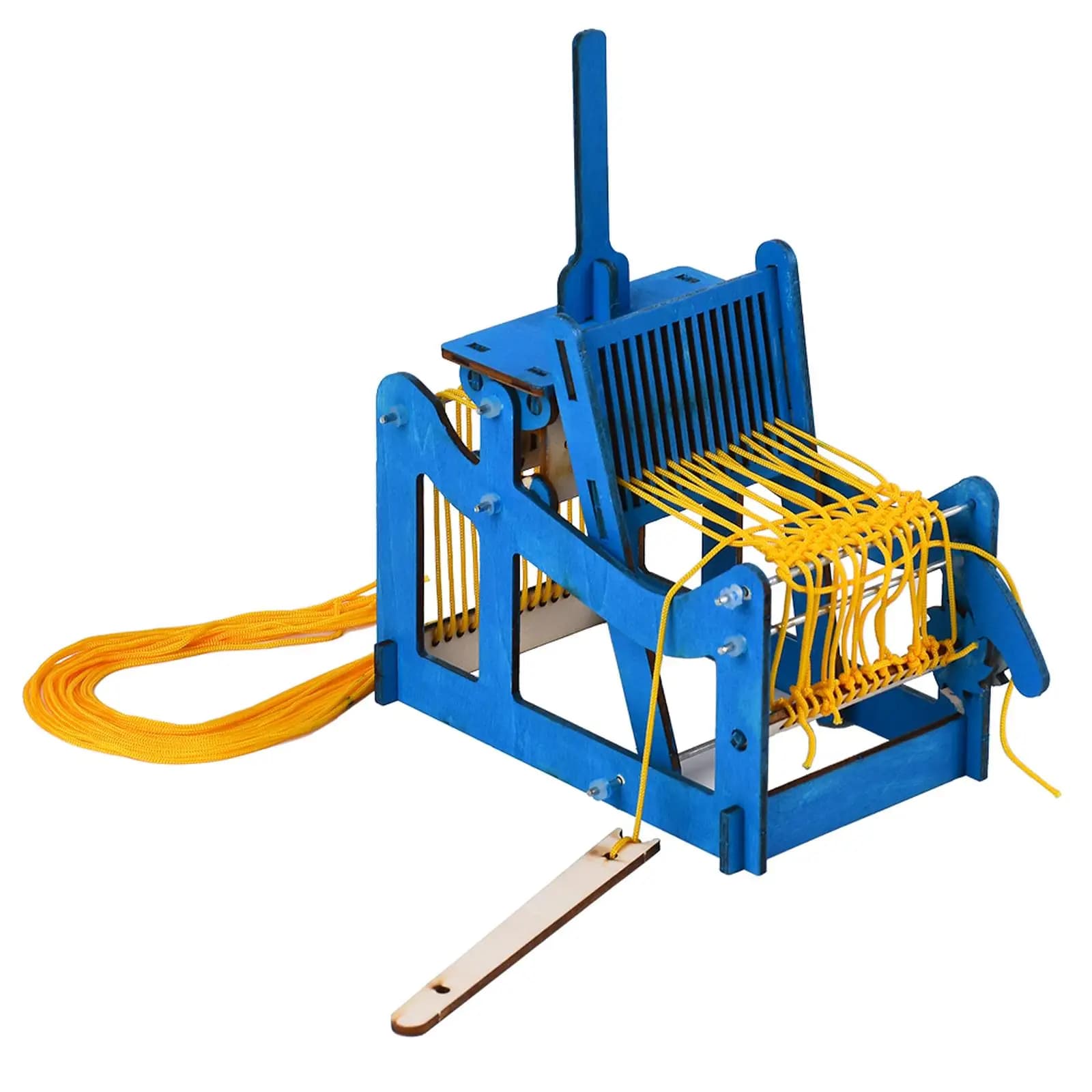 Wooden DIY Hand-Knitting Weaving Machine Educational Toys for Beginners Kids