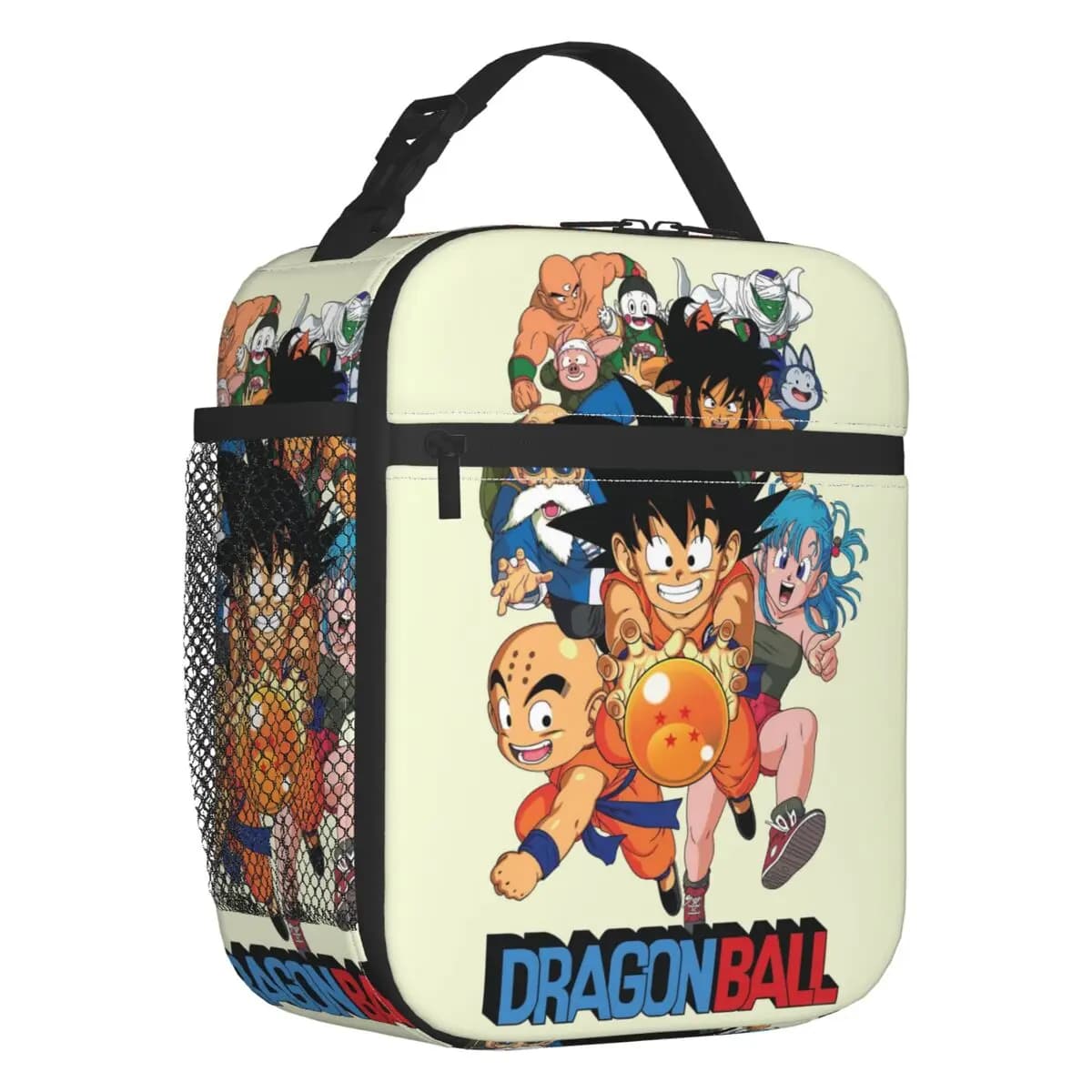 Borsa Termica Personalizzata DBZ Dragon Ball Goku Anime Giapponese per Lavoro e Scuola, Contenitore Termico Impermeabile per Uomo e Donna