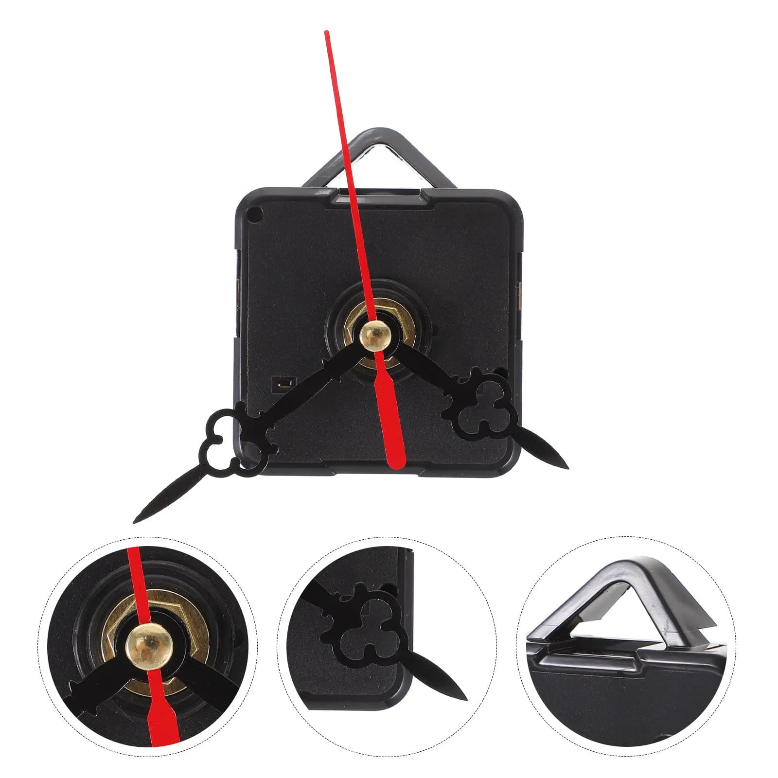 Set of 1 Kit Silent Quartz Watch with Plastic Mechanism, Fa-da-te Spare Parts for Wall Clock Repair