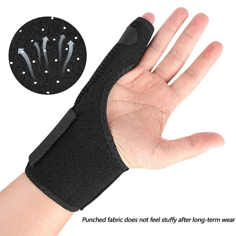 1PC Morsetto per dito Cinghia per mignolo Dita Piastra in alluminio Supporto Guaina per tendine Guanti protettivi Protezione per il polso del mignolo