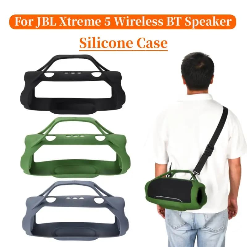 Silicone Cover Case for JBL Xtreme 5 Portable Bluetooth Speaker, Protective Skin for JBL Xtreme 5 Speaker Protective Skin Holder
