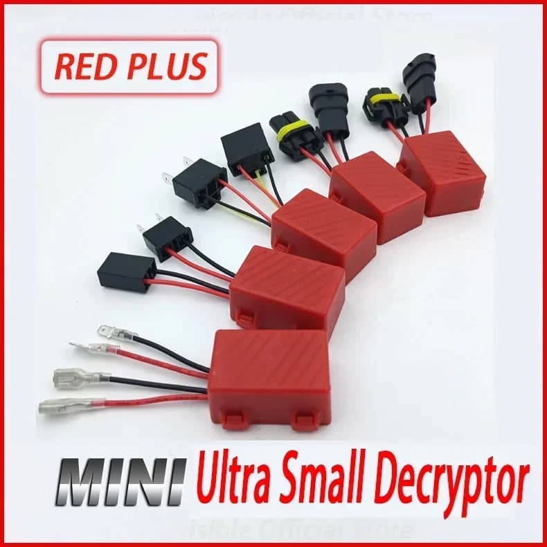 Mini decodificatore per fari a LED per auto ultra piccole anti-interferenza e anti lampeggiante Allarme luce guasto H1 H4 H7 H11 H13 9005 9006