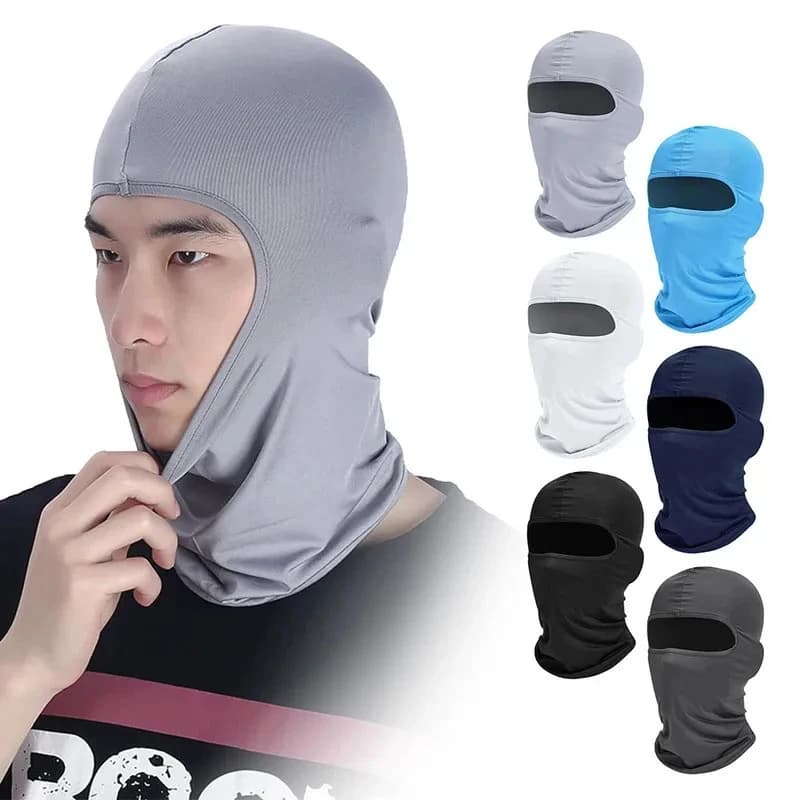 1/2Pcs Balaclava Full Face Mask Ski Mask For Men Hiking Cycling Windproof Breathable Protection Hat Motorcycle Helmet Liner Hat