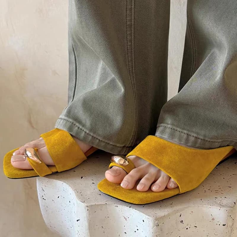 Nuovi Sandali con Plateau Stampati Primavera-Estate 2026 per Donne, Perfetti con Stile Francese e Cinturini Singoli