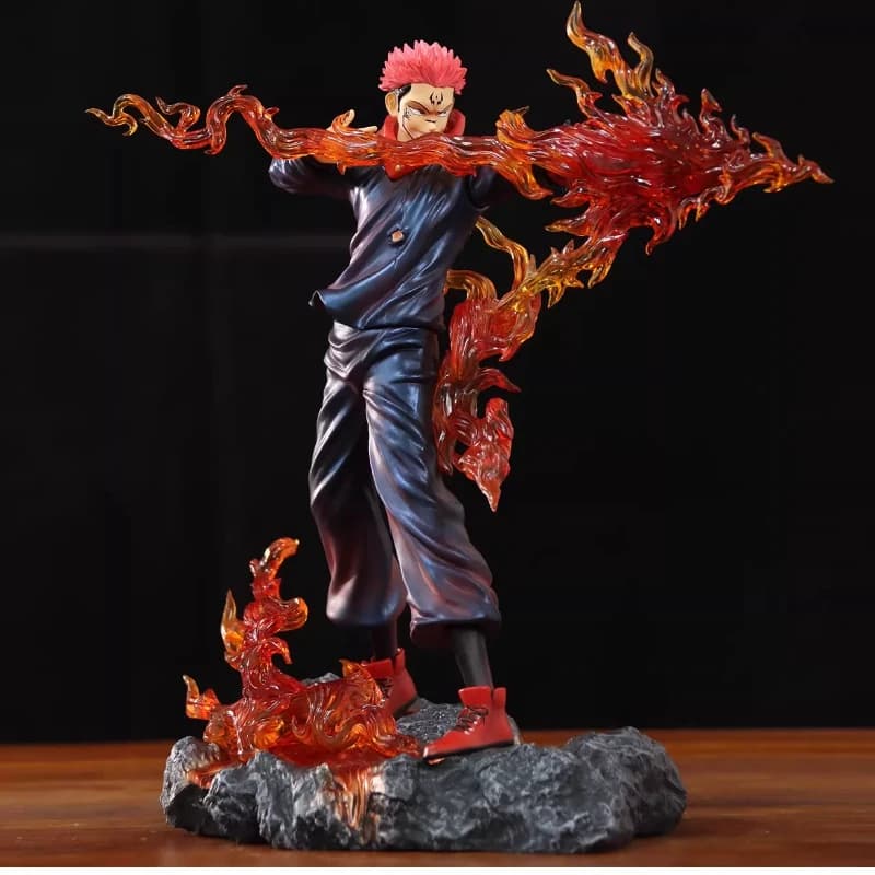 Statuetta Anime Jujutsu Kaisen di Ryomen Sukuna, 30cm/11.81in, Action Figure in PVC, Ornamento da Scrivania, Modellino da Collezione, Regalo