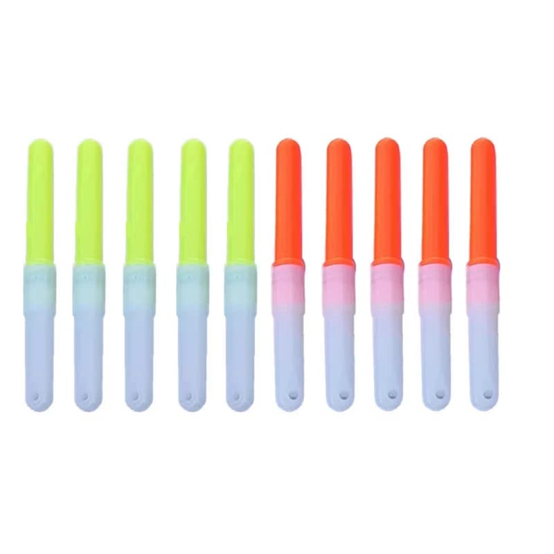10pcs/lot Electric Light Sticks Suit For cr322 Red / Yellow LED Night Fishing Float Accessory Lightstick Bobber Bouy Tool B602