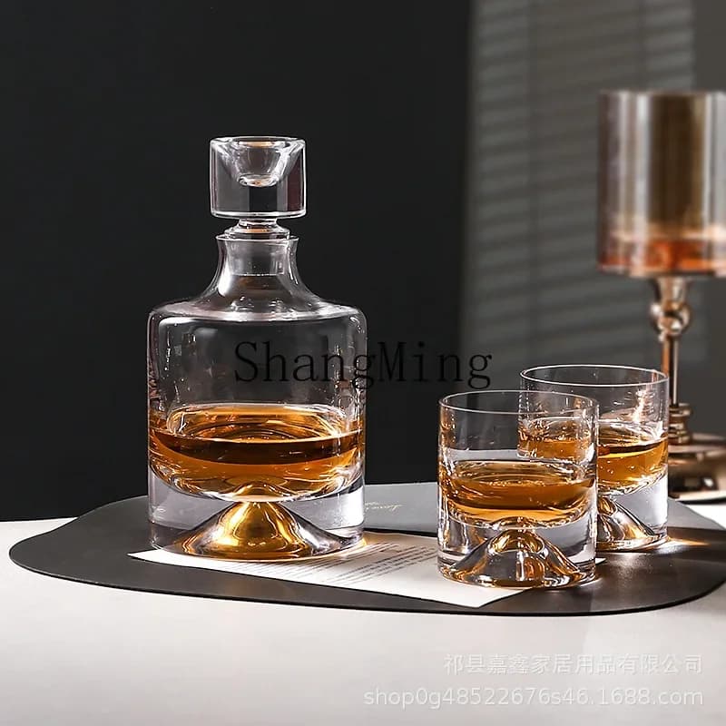 Set da vino per la casa, decanter, ornamento per mobiletto portabottiglie, modello da esposizione, bicchiere da whisky - Fornitura del produttore CL