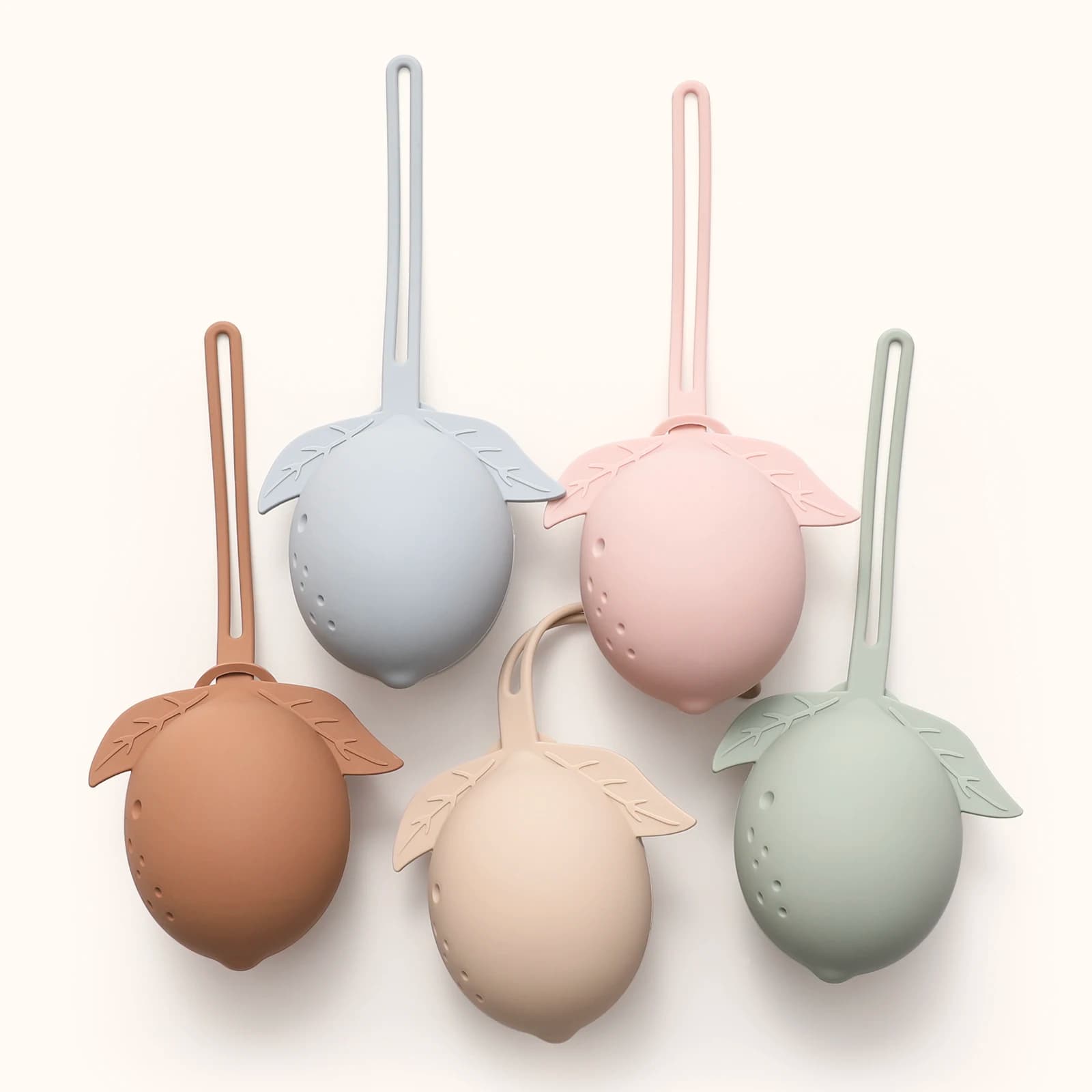 Custodia per ciuccio in silicone per bambini da 2 pezzi, contenitore per ciuccio al limone con design monopezzo, custodia per ciuccio portatile in silicone