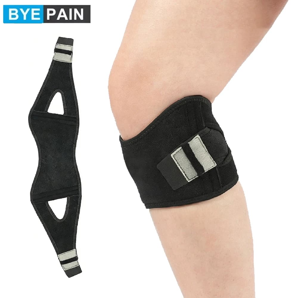 Supporto per Tendine Rotulee Antiscivolo, Fascia Regolabile per Ginocchio, Ideale per Corsa, Basket e Sollievo dal Dolore da Artrite