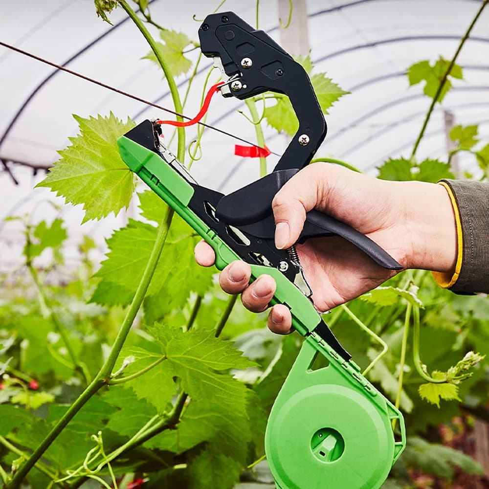 Legatrice per piante Legatrice ergonomica pratica portatile per rami da giardinaggio Rilegatrice per utensili per uva, pomodoro, cetrioli