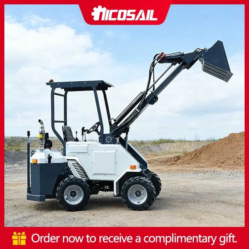 Nuovo Mini Caricatore Telescopico KZL918 da 0,8 Tonnellate per Magazzino, Cortile e Uso Domestico, Certificato CE, Personalizzabile