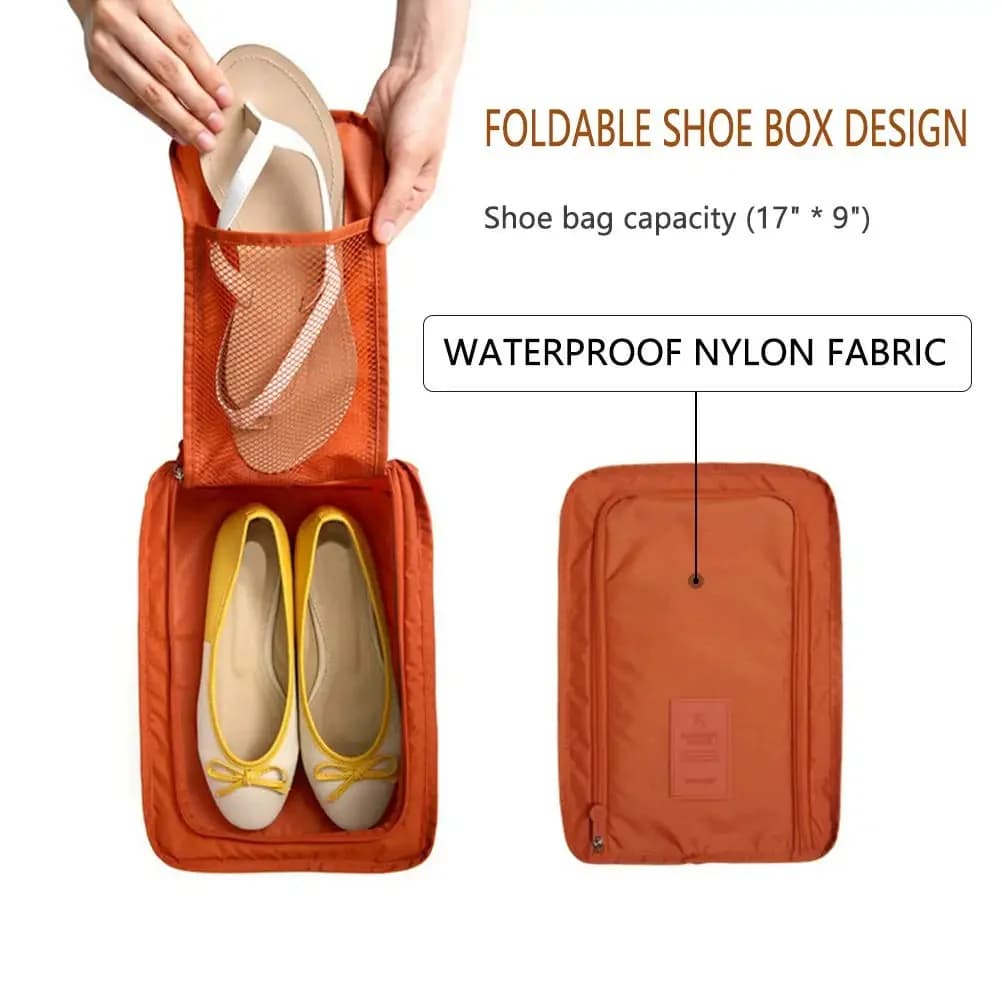 5/1 pezzi borsa per scarpe piccola pieghevole portatile borsa da viaggio borsa per scarpe borsa per scarpe da viaggio da spiaggia impermeabile multifunzionale